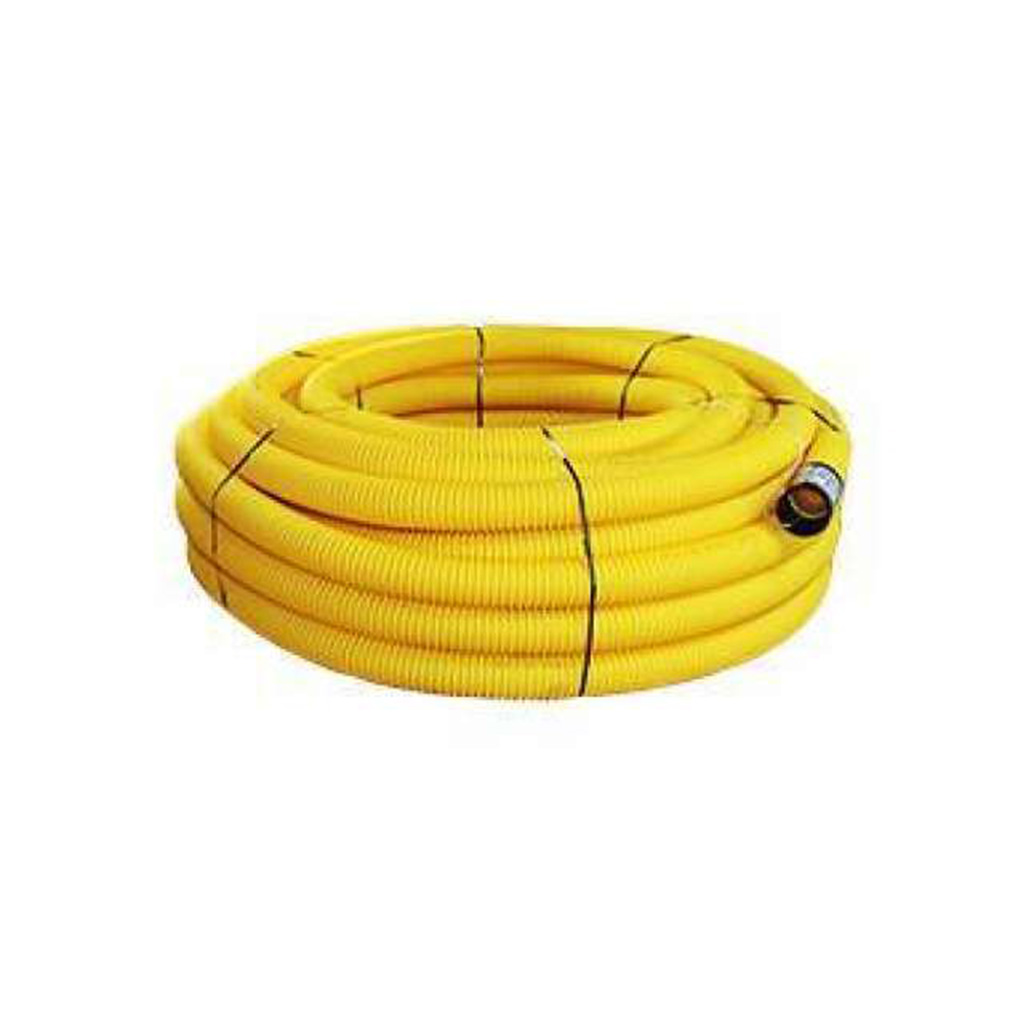 63mm Polypipe Civils Ridgicoil Inc Coupler - Yellow - 50m Product
