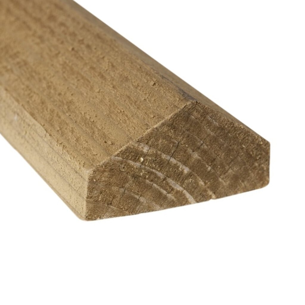 Timber Panel Capping 16x44mm Brown Treated Fence Panel Capping - 1.8m Product