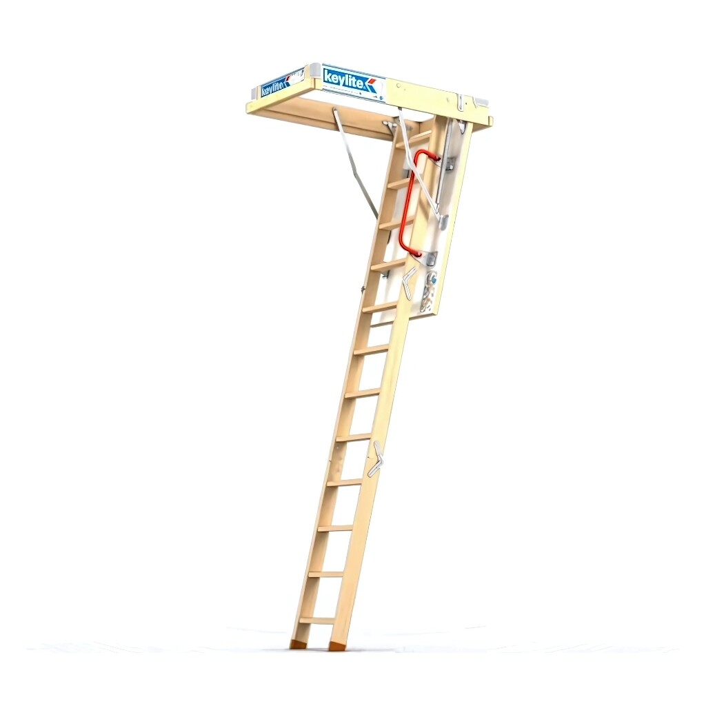 600x1200mm Keylite KYL05 3 Section Loft Ladder 2800mm Product